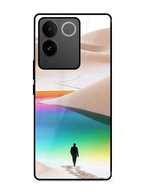 Desert Dreams Glossy Soft Edge Case for Iqoo Z7 Pro (5G) Chachhi