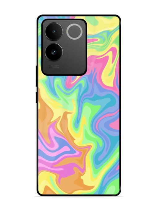 Whimsical Swirl Glossy Soft Edge Case for Iqoo Z7 Pro (5G) Chachhi