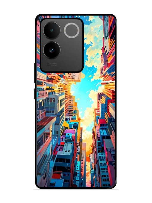 Skyward City Glossy Soft Edge Case for Iqoo Z7 Pro (5G) Chachhi