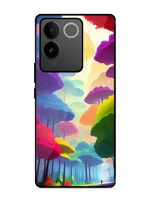 Rainbow Road Glossy Soft Edge Case for Iqoo Z7 Pro (5G) Chachhi