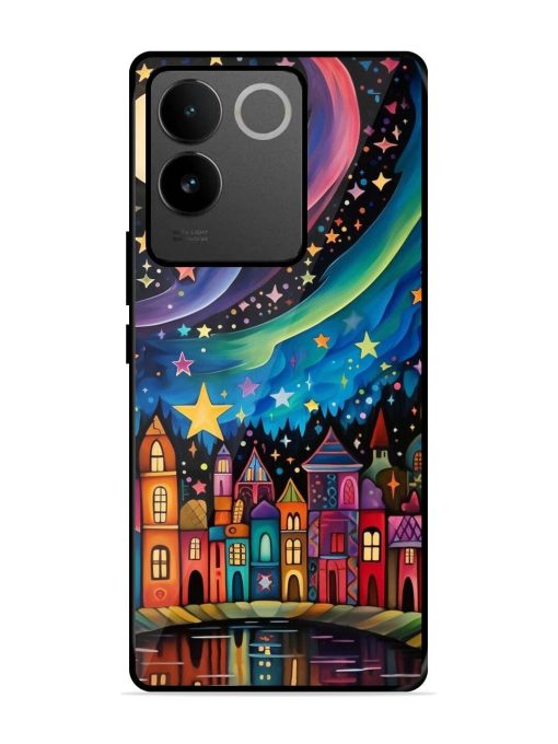 Starlit Village Glossy Soft Edge Case for Iqoo Z7 Pro (5G) Chachhi