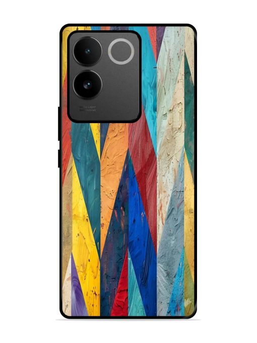 Abstract Tapestry Glossy Soft Edge Case for Iqoo Z7 Pro (5G) Chachhi