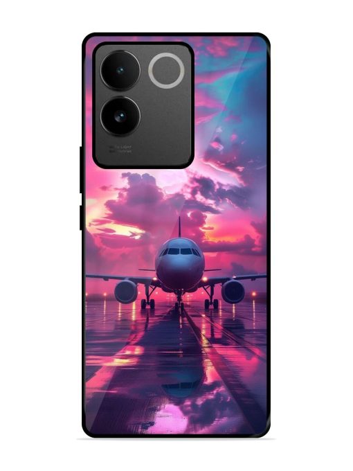 Neon Runway Glossy Soft Edge Case for Iqoo Z7 Pro (5G) Chachhi