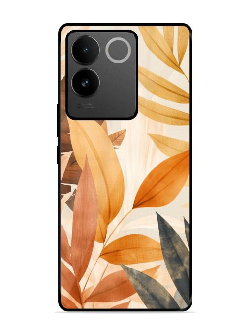 Earthy Elegance Glossy Soft Edge Case for Iqoo Z7 Pro (5G) Chachhi