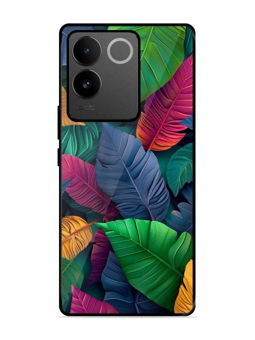 Tropical Tapestry Glossy Soft Edge Case for Iqoo Z7 Pro (5G) Chachhi