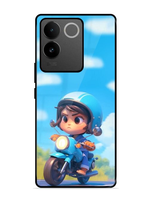 Little Rider Glossy Soft Edge Case for Iqoo Z7 Pro (5G) Chachhi