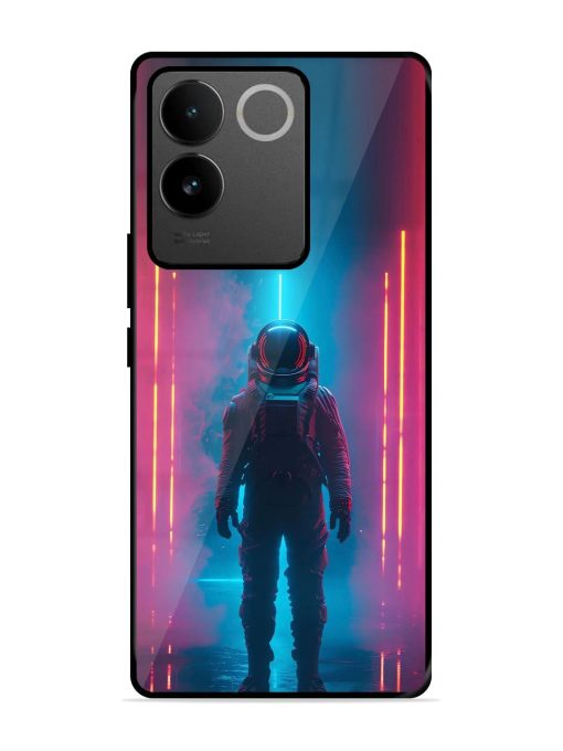 Neon Astronaut Glossy Soft Edge Case for Iqoo Z7 Pro (5G) Chachhi