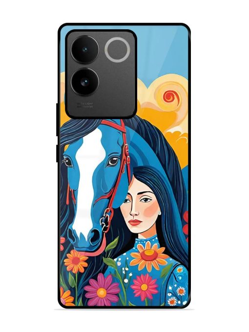 Equine Enchantment Glossy Soft Edge Case for Iqoo Z7 Pro (5G) Chachhi