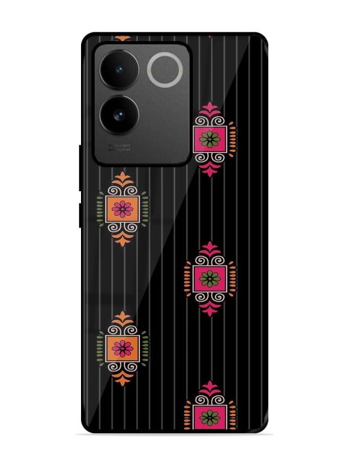 Ornate Elegance Glossy Soft Edge Case for Iqoo Z7 Pro (5G) Chachhi