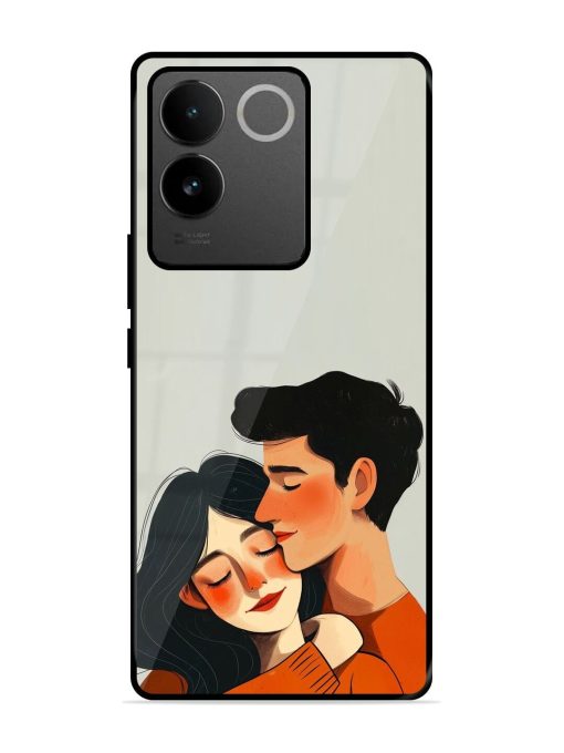 Craft Couples Glossy Soft Edge Case for Iqoo Z7 Pro (5G) Chachhi