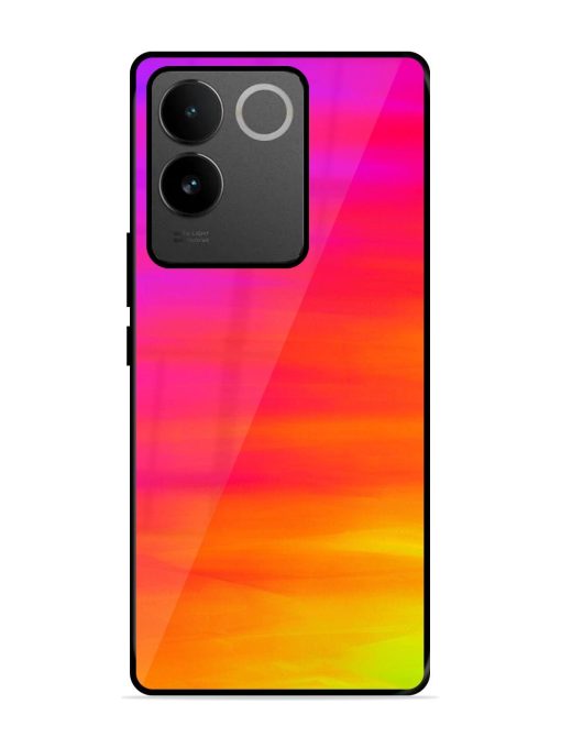 Neon Horizon Glossy Soft Edge Case for Iqoo Z7 Pro (5G) Chachhi