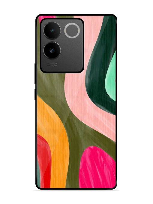 Wavy Wonderland Glossy Soft Edge Case for Iqoo Z7 Pro (5G) Chachhi