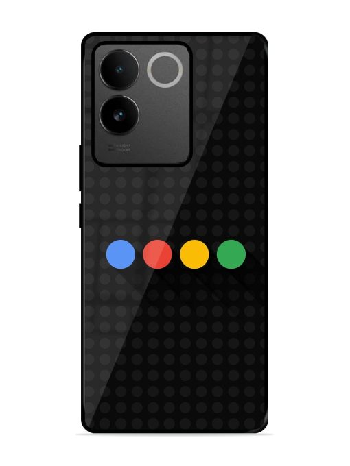 Google Dots Glossy Soft Edge Case for Iqoo Z7 Pro (5G) Chachhi