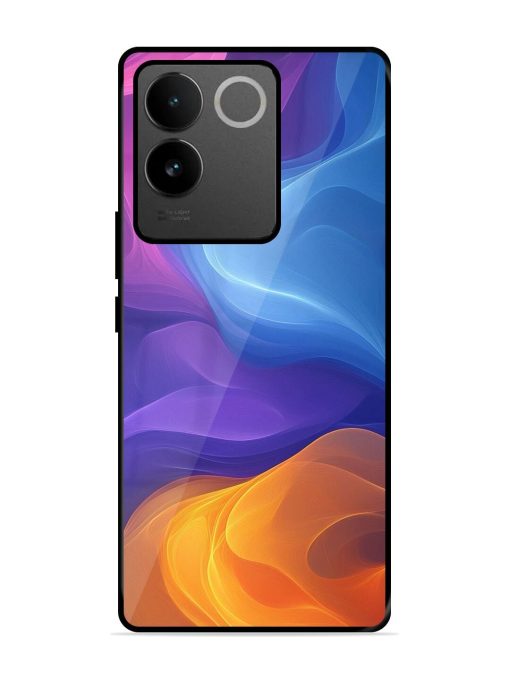 Cosmic Currents Glossy Soft Edge Case for Iqoo Z7 Pro (5G) Chachhi