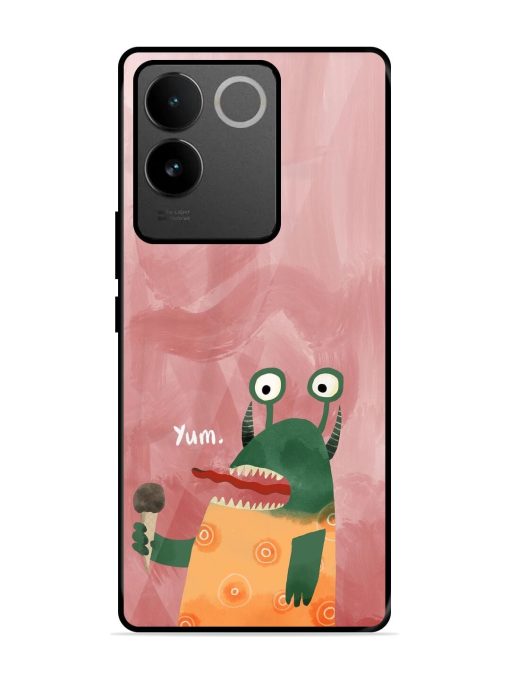 Hungry Monster Glossy Soft Edge Case for Iqoo Z7 Pro (5G) Chachhi