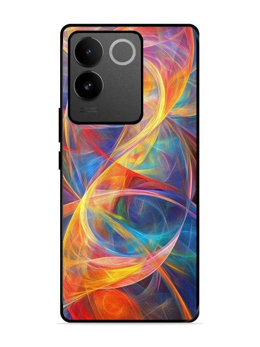 Cosmic Currents Glossy Soft Edge Case for Iqoo Z7 Pro (5G) Chachhi