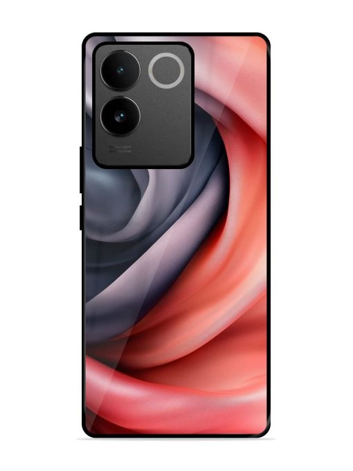 Swirling Silk Glossy Soft Edge Case for Iqoo Z7 Pro (5G)