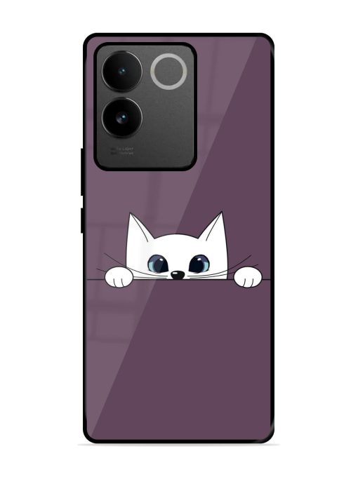 Peek-A-Boo Kitty Glossy Soft Edge Case for Iqoo Z7 Pro (5G) Chachhi