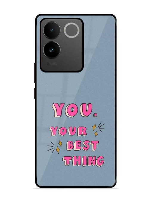 Self-Love Sparkles Glossy Soft Edge Case for Iqoo Z7 Pro (5G) Chachhi