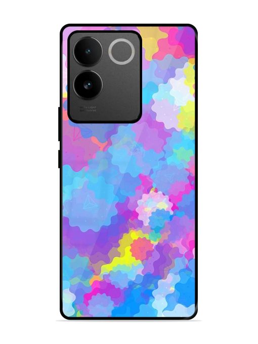 Psychedelic Cloud Burst Glossy Soft Edge Case for Iqoo Z7 Pro (5G)