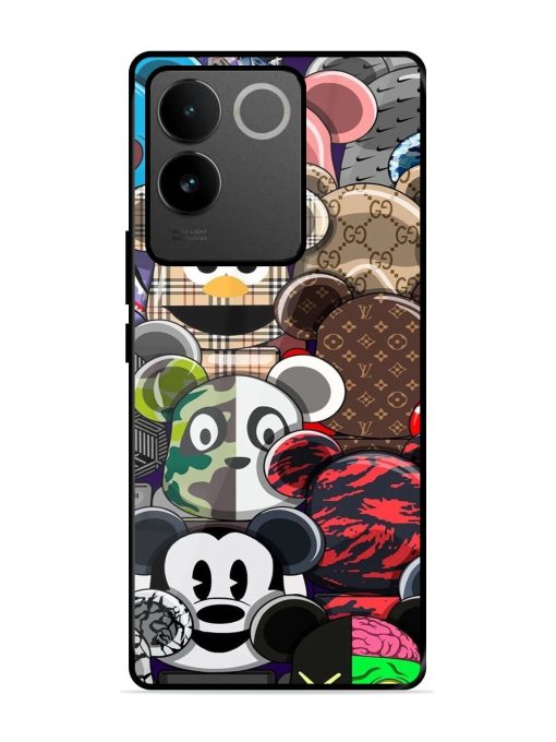 Streetwear Bearbrick Extravaganza Glossy Soft Edge Case for Iqoo Z7 Pro (5G) Chachhi