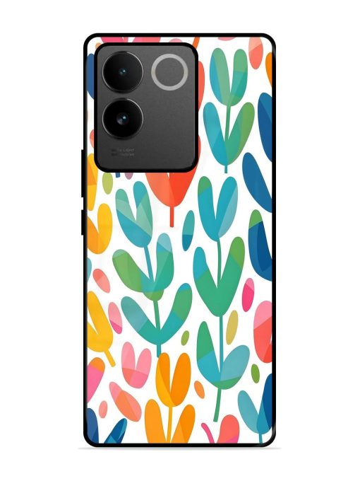 Rainbow Of Blooms Glossy Soft Edge Case for Iqoo Z7 Pro (5G) Chachhi