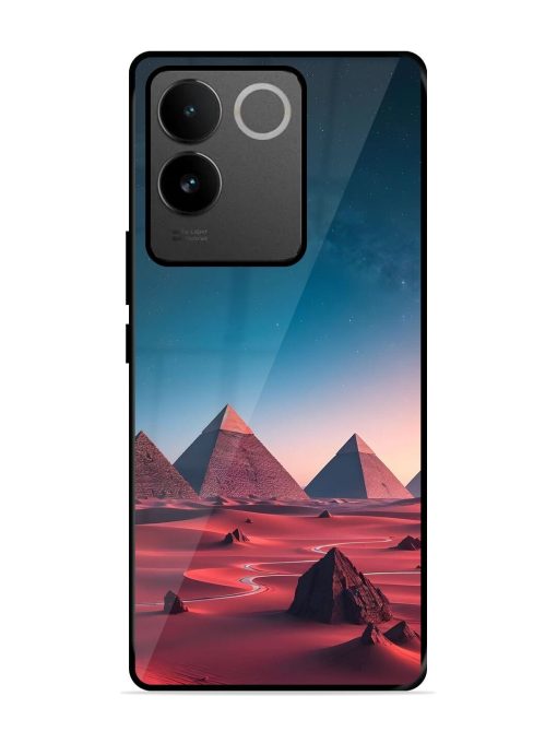 Ancient Wonders Sky Glossy Soft Edge Case for Iqoo Z7 Pro (5G) Chachhi