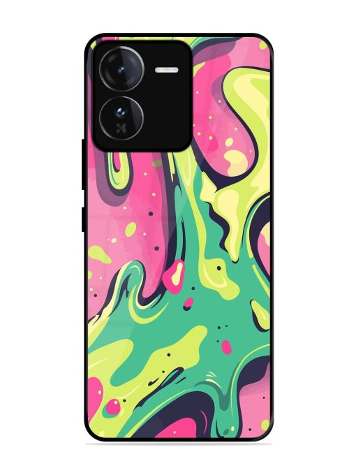 Gooey Grooves Glossy Soft Edge Case for Iqoo Z9 (5G) Chachhi