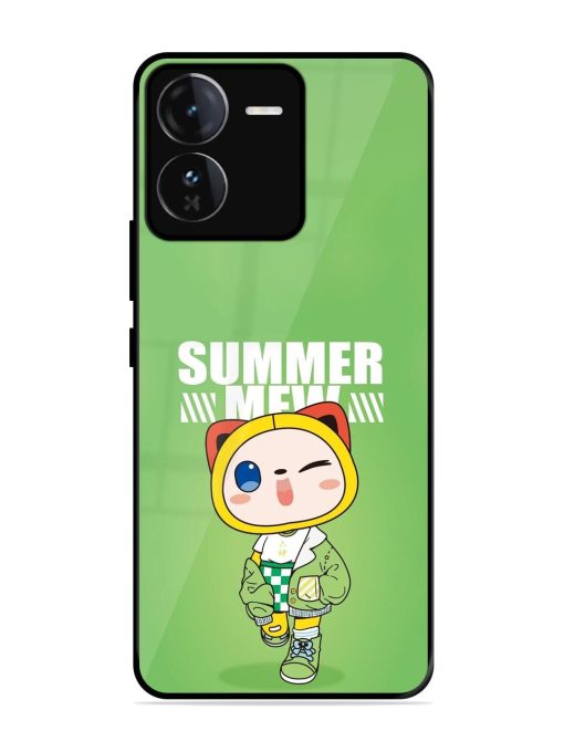 Purrfect Summer Glossy Soft Edge Case for Iqoo Z9 (5G) Chachhi