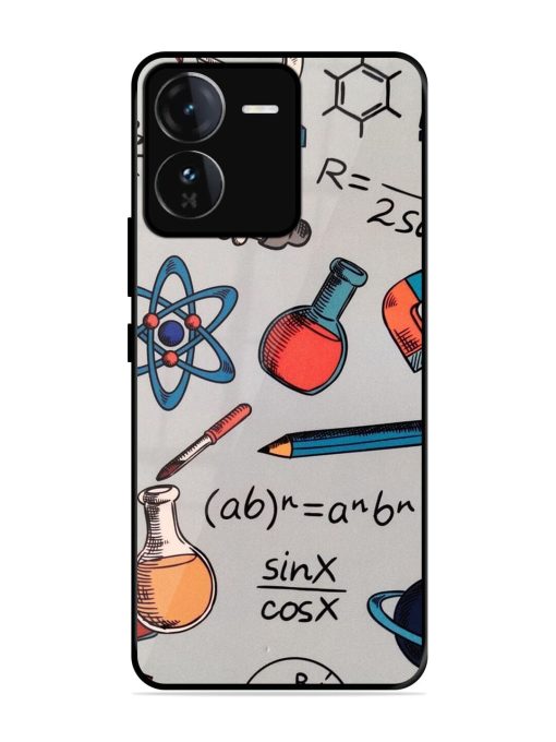 Science Doodle Glossy Soft Edge Case for Iqoo Z9 (5G) Chachhi