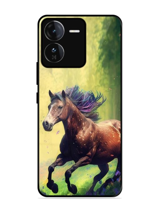 Enchanted Gallop Glossy Soft Edge Case for Iqoo Z9 (5G) Chachhi