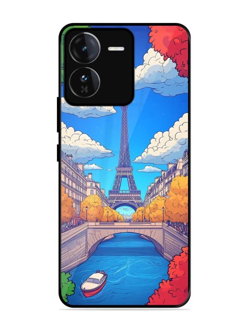 Parisian Panorama Glossy Soft Edge Case for Iqoo Z9 (5G) Chachhi