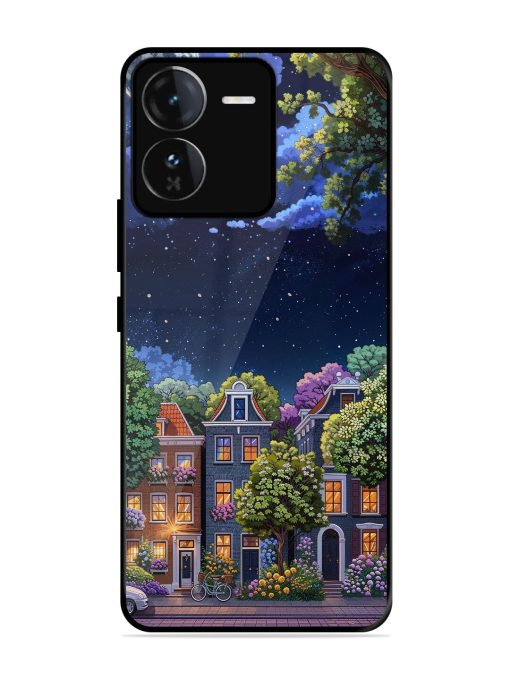 Moonlit Streets Glossy Soft Edge Case for Iqoo Z9 (5G) Chachhi