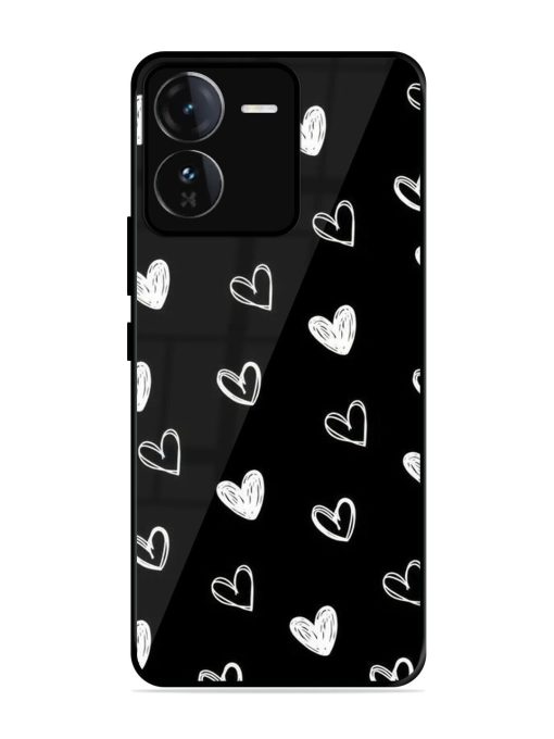 Scattered Hearts Glossy Soft Edge Case for Iqoo Z9 (5G) Chachhi