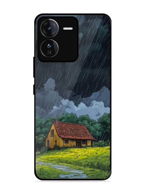 Rainy Day Retreat Glossy Soft Edge Case for Iqoo Z9 (5G) Chachhi