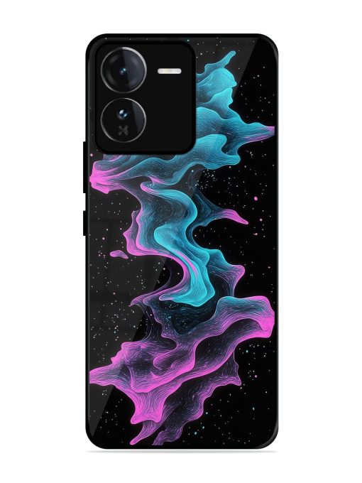 Cosmic Currents Glossy Soft Edge Case for Iqoo Z9 (5G) Chachhi