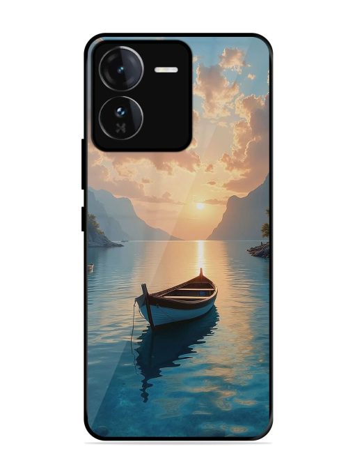 Serene Sunset Glossy Soft Edge Case for Iqoo Z9 (5G) Chachhi