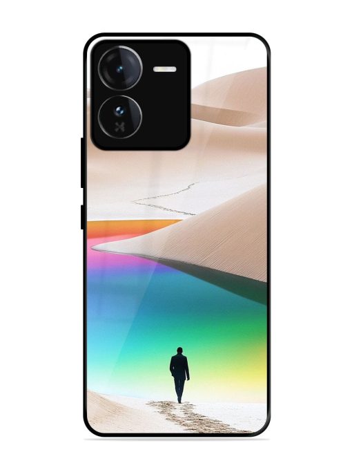 Desert Dreams Glossy Soft Edge Case for Iqoo Z9 (5G) Chachhi