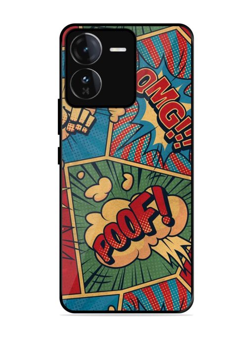 Comic Book Chaos Glossy Soft Edge Case for Iqoo Z9 (5G) Chachhi