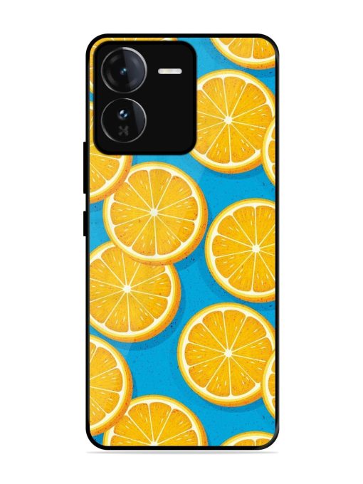 Citrus Symphony Glossy Soft Edge Case for Iqoo Z9 (5G) Chachhi