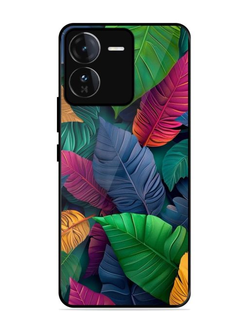 Tropical Tapestry Glossy Soft Edge Case for Iqoo Z9 (5G) Chachhi