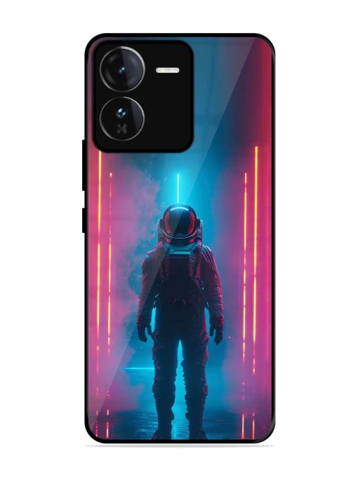 Neon Astronaut Glossy Soft Edge Case for Iqoo Z9 (5G)