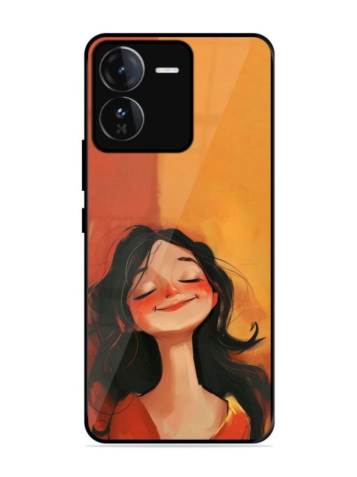 Neon Girl Glossy Soft Edge Case for Iqoo Z9 (5G) Chachhi