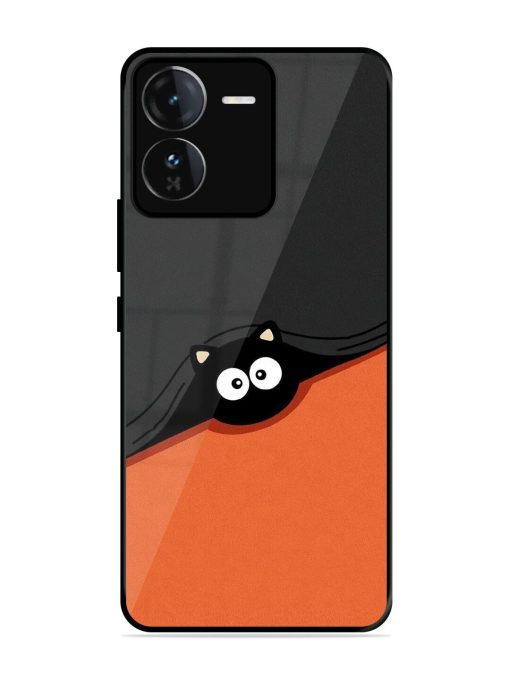 Peek-A-Boo Kitty Glossy Soft Edge Case for Iqoo Z9 (5G) Chachhi