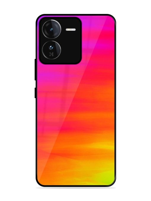 Neon Horizon Glossy Soft Edge Case for Iqoo Z9 (5G) Chachhi