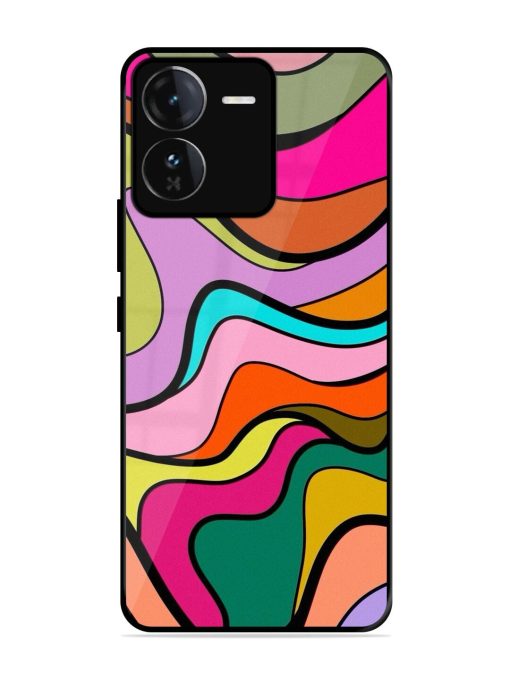 Wavy Wonder Glossy Soft Edge Case for Iqoo Z9 (5G) Chachhi