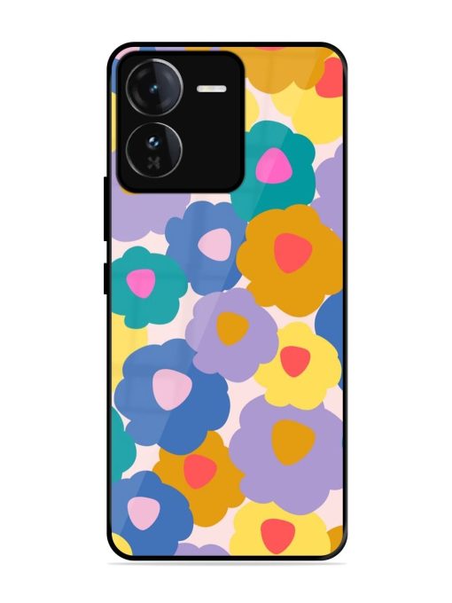 Flower Power Glossy Soft Edge Case for Iqoo Z9 (5G) Chachhi