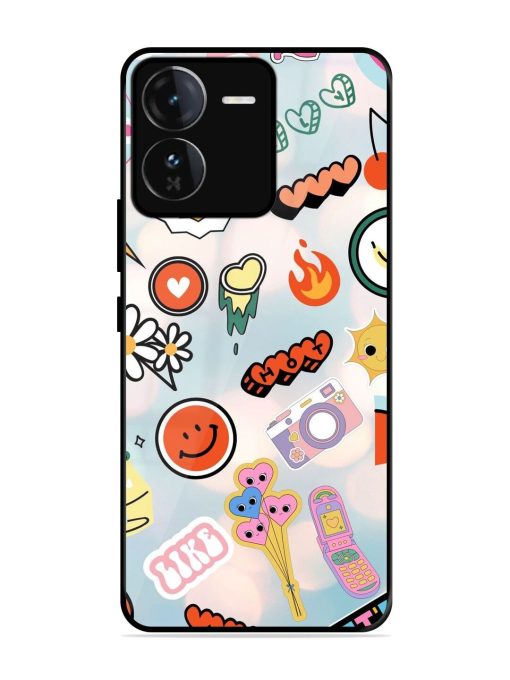 Cheerful Glossy Soft Edge Case for Iqoo Z9 (5G) Chachhi