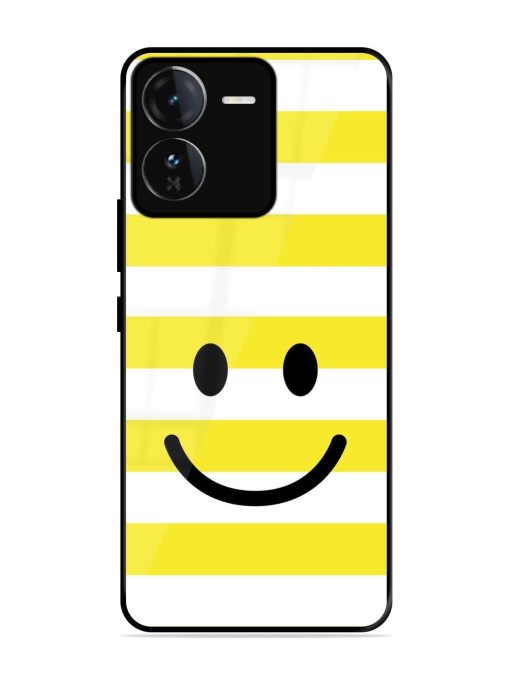 Smiling Stripes Glossy Soft Edge Case for Iqoo Z9 (5G) Chachhi