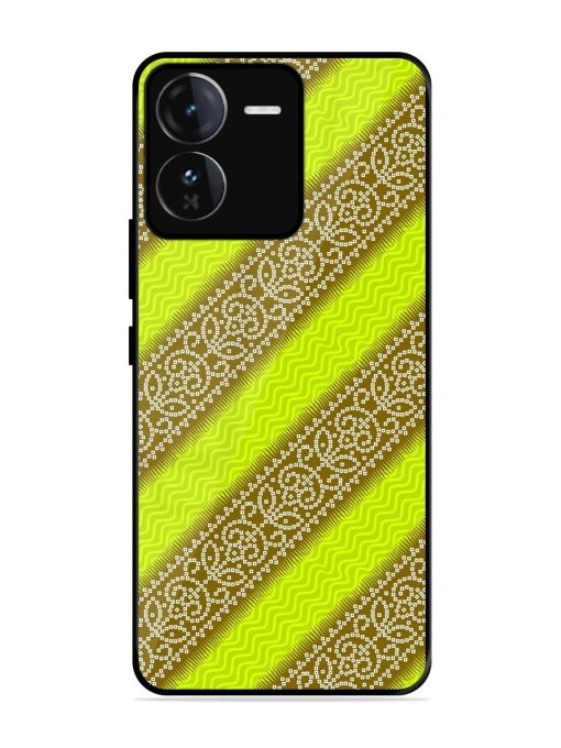 Golden Bandana Bliss Glossy Soft Edge Case for Iqoo Z9 (5G) Chachhi